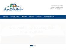 Tablet Screenshot of gracebiblecr.org